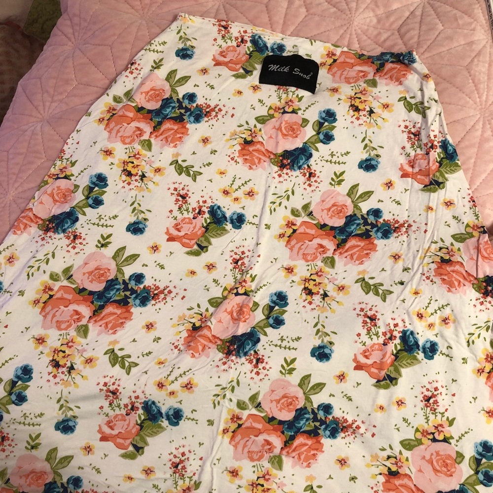Milk Snob floral nursing cover